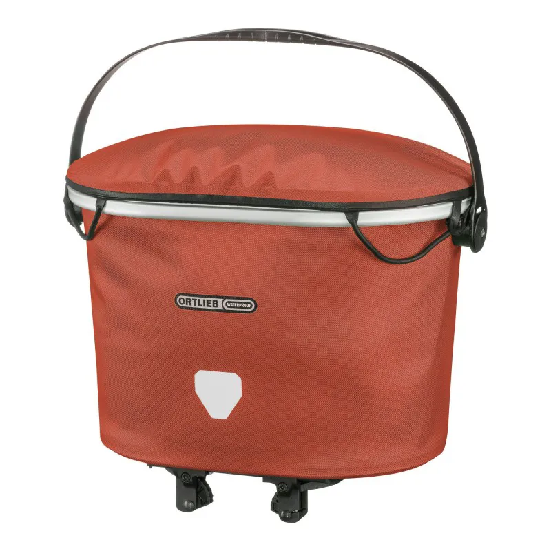 Ortlieb Up-Town Rack Basket in Red